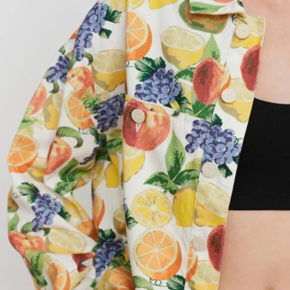 Lazy Oaf | Fruit Salad Jacket | Oversized | Small - Picture 2 of 6